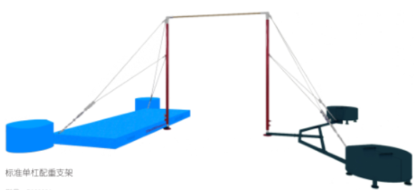 标准单杠配重支架(图1)